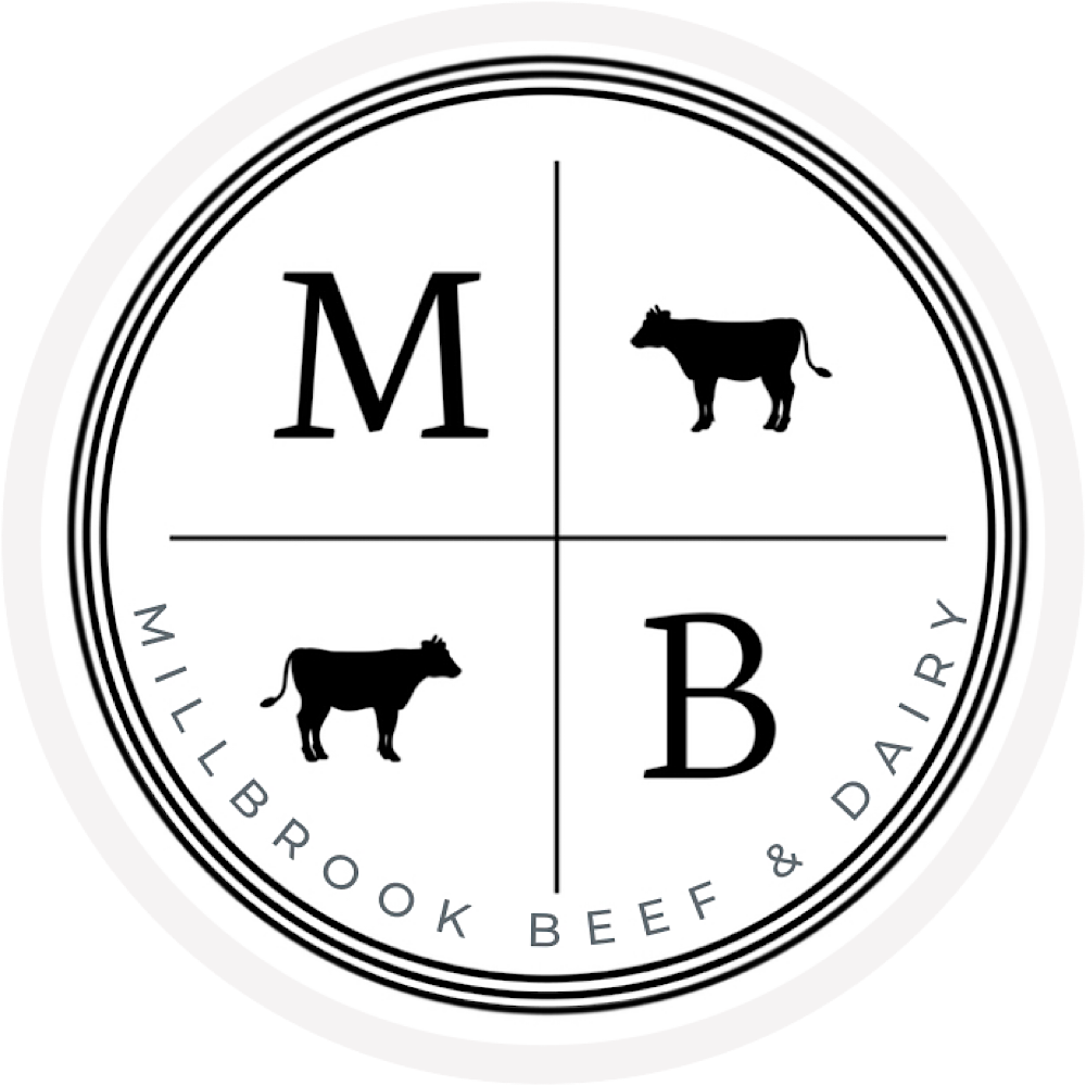 Keegan Donovan - IMG-4476 (3) Logo of Millbrook Beef & Dairy featuring the initials "M" and "B" with cow illustrations, representing quality beef and dairy products.